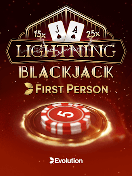 First Person Lightning Blackjack